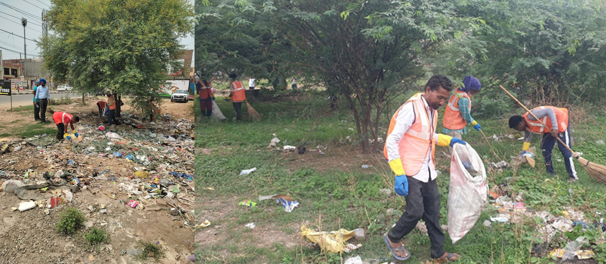 A special campaign was launched to make Kharar city plastic free.